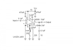 LM386-schema