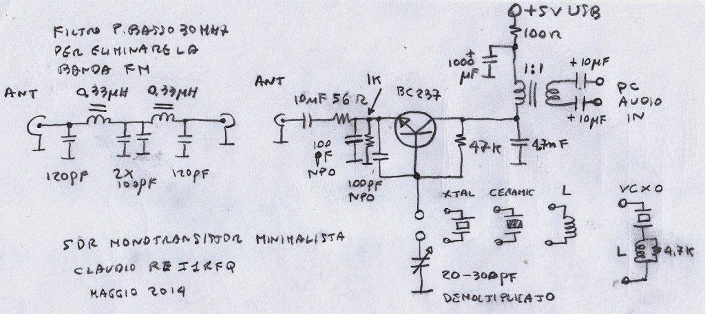 SDR MONOTRANSISTOR