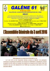 Galene 61 de Juin 2016
