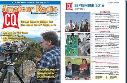 CQ AMATEUR RADIO 092016